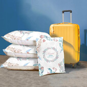 1 gab vakuuma kompresijas maisiņš, čemodānu uzglabāšanas soma, dūnu jaka un segas saraušanās maisiņš, drēbju skapja apģērbu organizatora soma