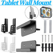 2 komada zidnog postolja za postavljanje tableta, držača telefona za iPad/iPhone, podesivog postolja, nosača, pribora za tablete