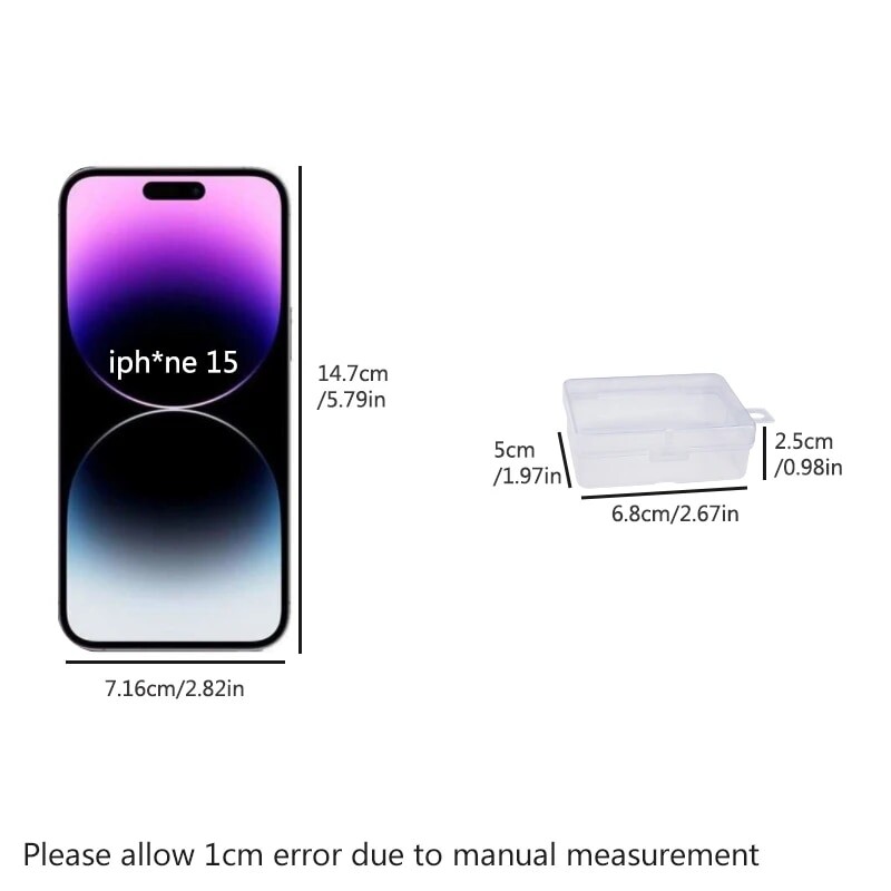 12 prozirnih kutija za pohranu dijelova za umjetnost i rukotvorine Kutije za pohranu dodataka za male perle