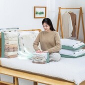 Nav nepieciešami sūkņa vakuuma maisiņi Lieli plastmasas uzglabāšanas maisiņi drēbju glabāšanai segas Kompresijas tukšais maisiņš Ceļojumu piederumi