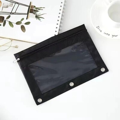 Torbica za olovke s patentnim zatvaračem. Torbica za olovke. Raznobojni B5 držač za fascikle, PVC s 3 prstena. Pernica