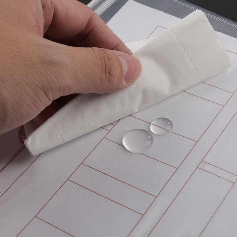 10PCS A4A5A6 Изпитна мрежеста чанта с цип Студентски офис Прости прозрачни чанти за документи с голям капацитет