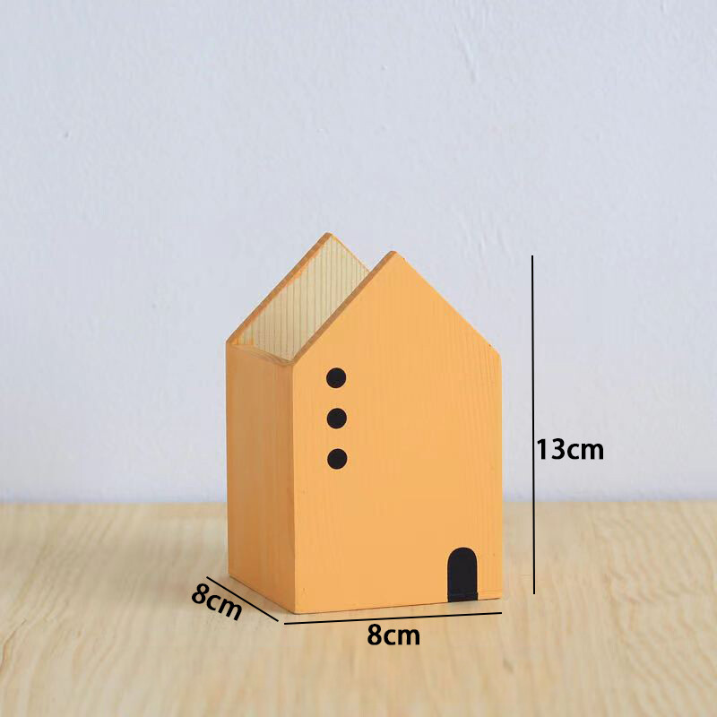 Drveni kućni držač za olovke vrhunskog minimalističkog stila, savršen za pohranjivanje olovaka, kistova i više od kućnog ureda