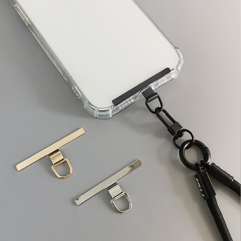 4/2/1 KOM. Izuzetno tanki zakrp za privezak za telefon od nehrđajućeg čelika Brtva za zamjenske dijelove za remen za mobitel, sigurnosni spojni dio