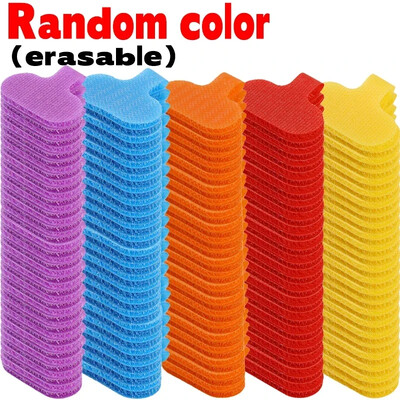 Naljepnice za kabele u boji Vezice za kabele Upisivi podatkovni kabeli Žičane samoljepljive naljepnice Žičane oznake za višekratnu upotrebu za organizator kabela