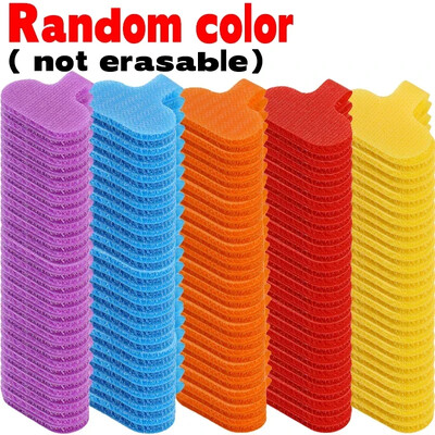 Naljepnice za kabele u boji Vezice za kabele Upisivi podatkovni kabeli Žičane samoljepljive naljepnice Žičane oznake za višekratnu upotrebu za organizator kabela