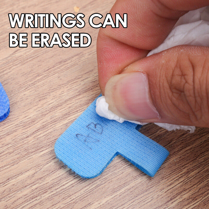 Naljepnice za kabele u boji Vezice za kabele Upisivi podatkovni kabeli Žičane samoljepljive naljepnice Žičane oznake za višekratnu upotrebu za organizator kabela