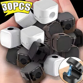 30/1 gab. Magnētiskie kabeļu skavas Pašlīmējoši regulējami vadu turētāji zem rakstāmgalda Vadu pārvaldības kabeļu organizētājs mājas birojam