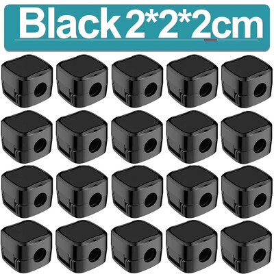 30/1 gab. Magnētiskie kabeļu skavas Pašlīmējoši regulējami vadu turētāji zem rakstāmgalda Vadu pārvaldības kabeļu organizētājs mājas birojam