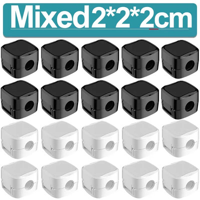 30/1 gab. Magnētiskie kabeļu skavas Pašlīmējoši regulējami vadu turētāji zem rakstāmgalda Vadu pārvaldības kabeļu organizētājs mājas birojam