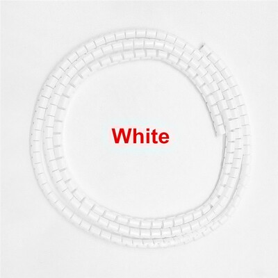 2M Fleksibilna spiralna cijev Organizator kabela Omotavanje žice Štitnik kabela Cijev za pohranu Namotač kabela Kućni stol Alati za uredsku organizaciju