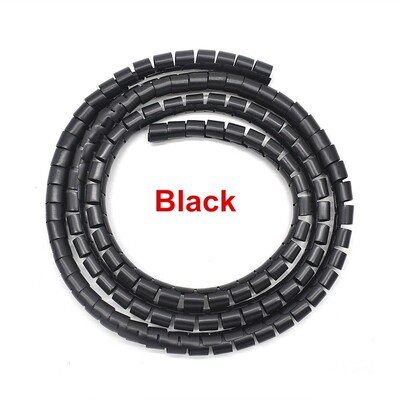 2M Fleksibilna spiralna cijev Organizator kabela Omotavanje žice Štitnik kabela Cijev za pohranu Namotač kabela Kućni stol Alati za uredsku organizaciju