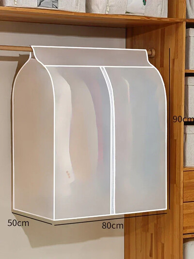 Prozirna odjeća koja visi Poklopac za prašinu Odijelo Odijelo Vreća za pohranu kaputa Torbica Organizator Ormar Haljina za odjeću Vreća za zaštitu od prašine