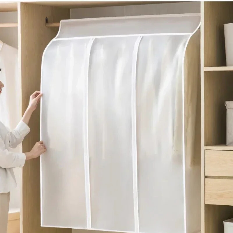 Prozirna odjeća koja visi Poklopac za prašinu Odijelo Odijelo Vreća za pohranu kaputa Torbica Organizator Ormar Haljina za odjeću Vreća za zaštitu od prašine