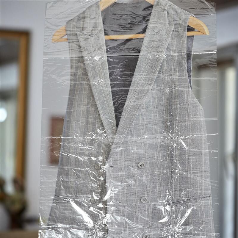 60x90cm Poklopac za prašinu za odjeću Prozirne plastične vrećice za odjeću Jednokratne vrećice otporne na prašinu za kućnu trgovinu na otvorenom