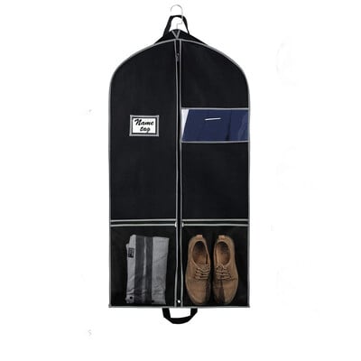 Torba za odjeću Torbe za odijela za putovanja i skladištenje Zaštitna navlaka za odijelo s patentnim zatvaračem s ušicima s velikim džepovima za dodatke i ručkama za nošenje