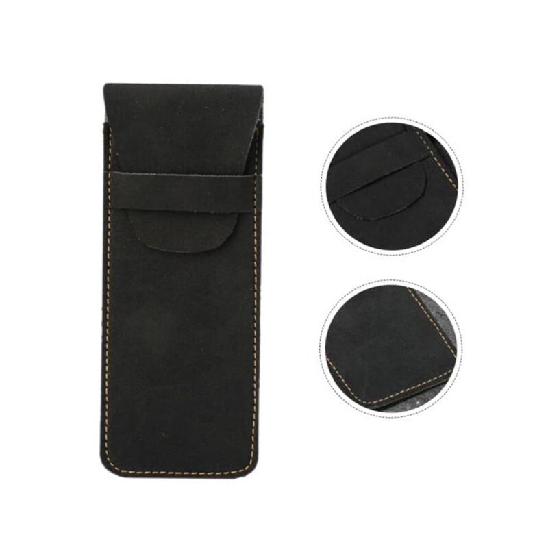 Retro kožni držač za olovke, torbica za poslovnu olovku za nalivpero, školski ured, zaštitni omot za pribor za učenike, organizator za olovke