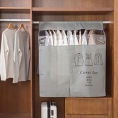 1 kom viseća netkana vješalica za odjeću, navlaka za prašinu, navlaka za kućanstvo