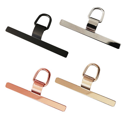 4/2/1PC Ultra-subțire inoxidabil telefon mobil șnur garnitură de plasture upgrade urechi îndoite detașabil anti-pierdere card de conectare de siguranță