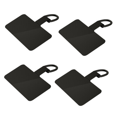 4/2/1PC Ultra-subțire inoxidabil telefon mobil șnur garnitură de plasture upgrade urechi îndoite detașabil anti-pierdere card de conectare de siguranță