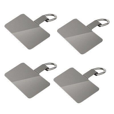 4/2/1PC Ultra-subțire inoxidabil telefon mobil șnur garnitură de plasture upgrade urechi îndoite detașabil anti-pierdere card de conectare de siguranță