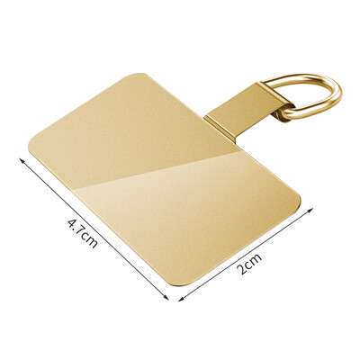 4/2/1PC Ultra-subțire inoxidabil telefon mobil șnur garnitură de plasture upgrade urechi îndoite detașabil anti-pierdere card de conectare de siguranță