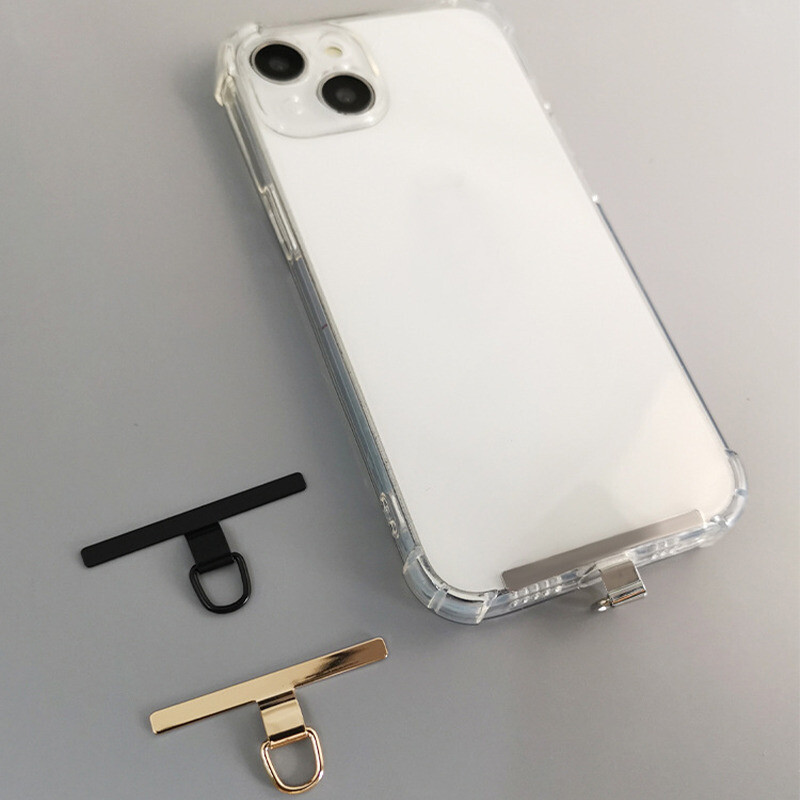 4/2/1PC Ultra-subțire inoxidabil telefon mobil șnur garnitură de plasture upgrade urechi îndoite detașabil anti-pierdere card de conectare de siguranță