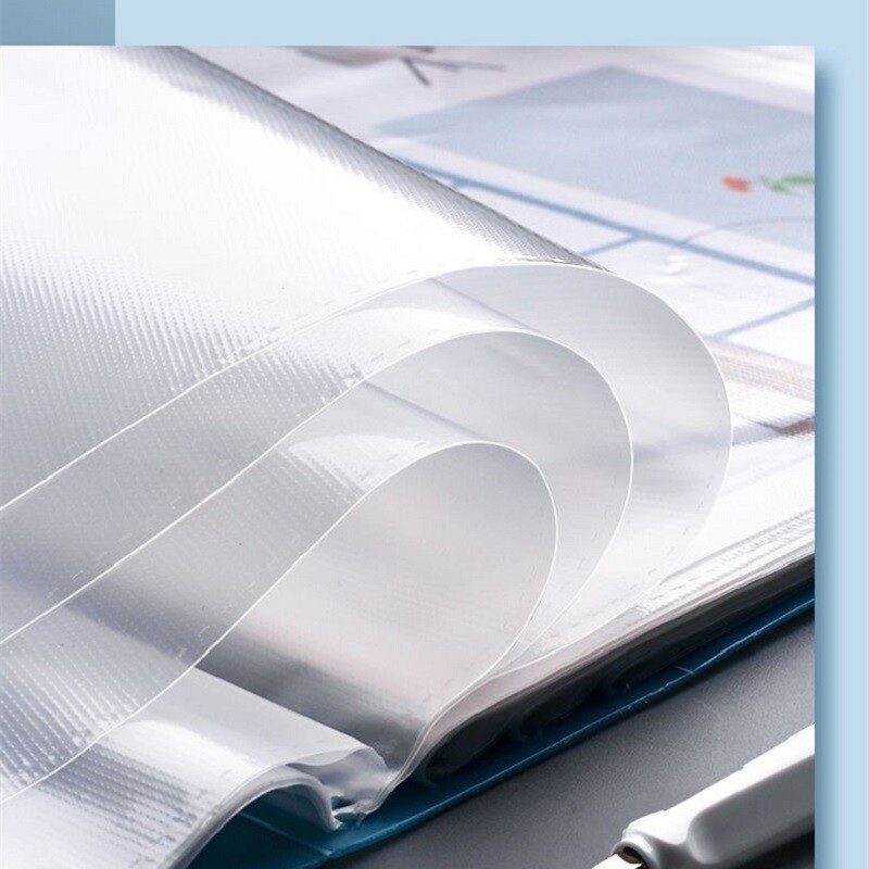 Geantă pentru fișiere A4 40 de pagini Carte de date Dosar pentru fișiere de capacitate mare Broșură cu informații Suport de depozitare Papetarie Rechizite școlare de birou