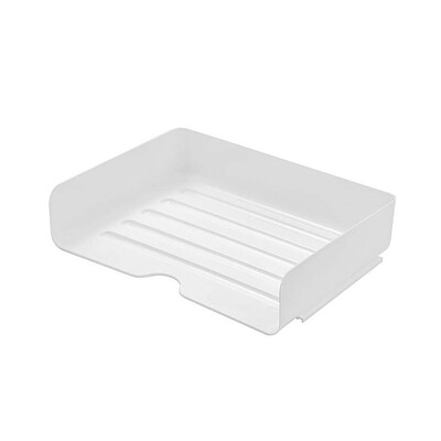 Papetarie Tava pentru fișiere de birou Suport durabil pentru cărți de birou Suport de hârtie stivuit Raft din plastic A4 Organizator de documente