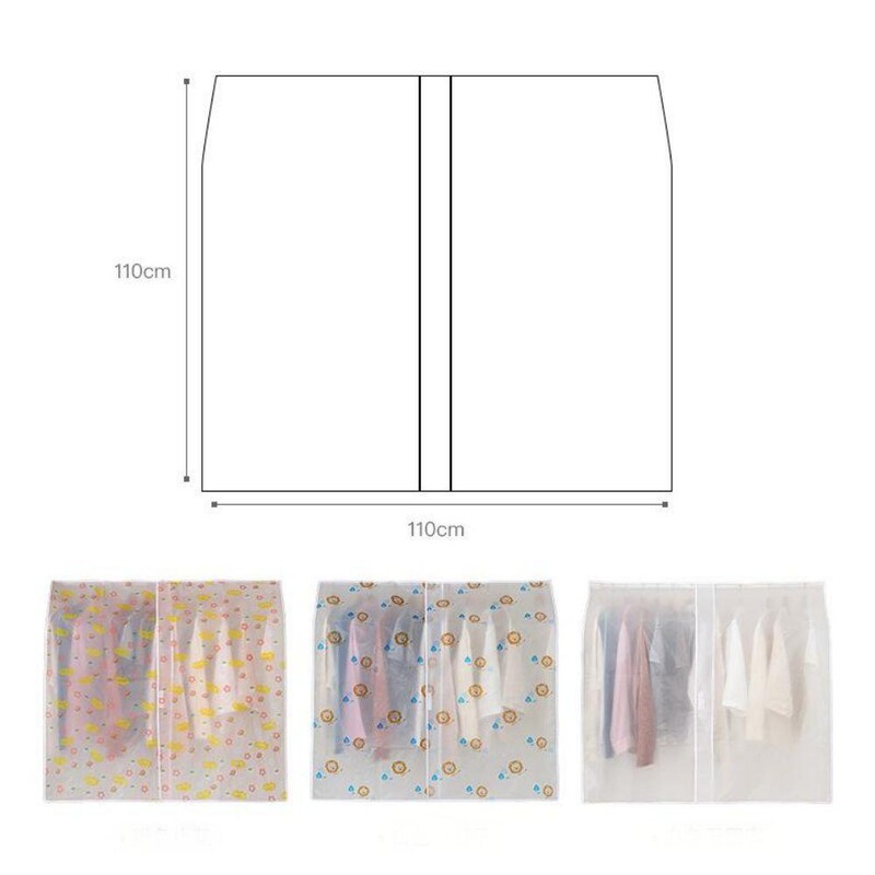Husă de praf pentru haine pentru acasă, agățată tridimensională, jumătate de husă, rezistentă la apă, armario de ropa, geantă de depozitare pentru costum