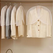 Дрехи Прахозащитно покритие Home Armario de Ropa Висящ прозрачен гардероб Калъф за костюм на половин рамо Водоустойчив калъф Органайзер за дрехи