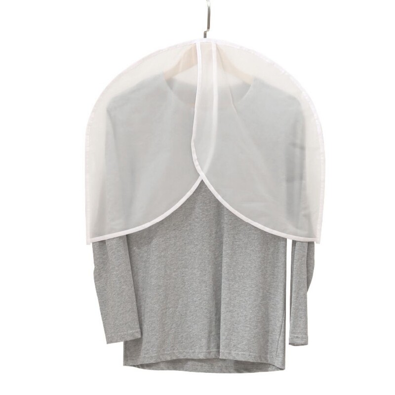 Дрехи Прахозащитно покритие Home Armario de Ropa Висящ прозрачен гардероб Калъф за костюм на половин рамо Водоустойчив калъф Органайзер за дрехи