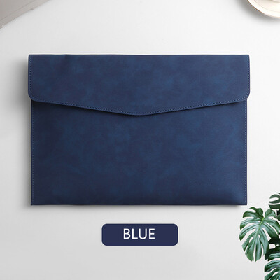 Geanta Documente Piele A4 Plic Suport Documente Geanta Documente Piele PU de calitate Femeie Organizator Documente Geanta File