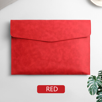 Geanta Documente Piele A4 Plic Suport Documente Geanta Documente Piele PU de calitate Femeie Organizator Documente Geanta File