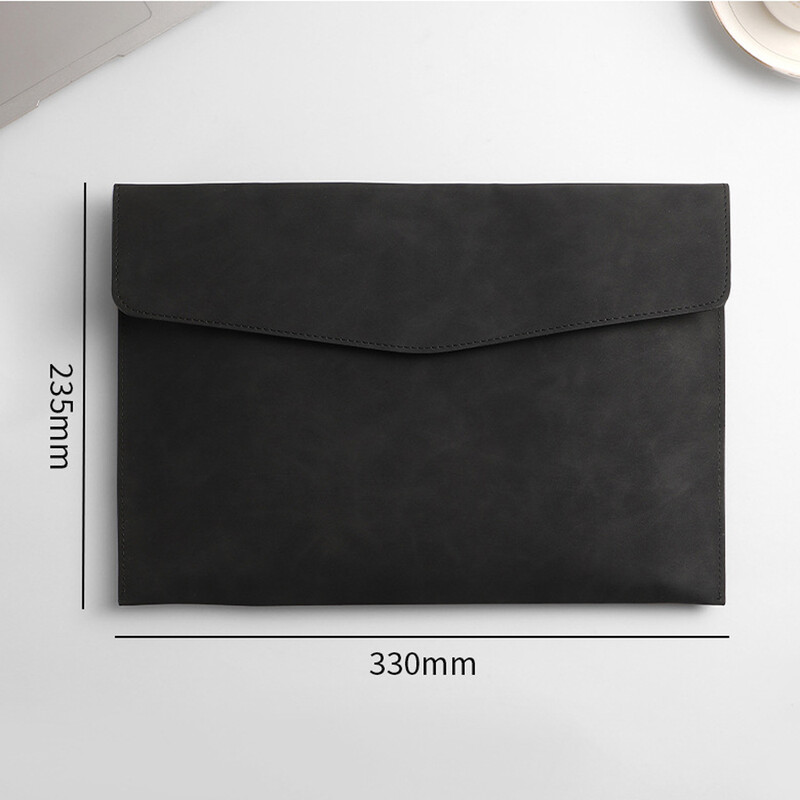 Geanta Documente Piele A4 Plic Suport Documente Geanta Documente Piele PU de calitate Femeie Organizator Documente Geanta File