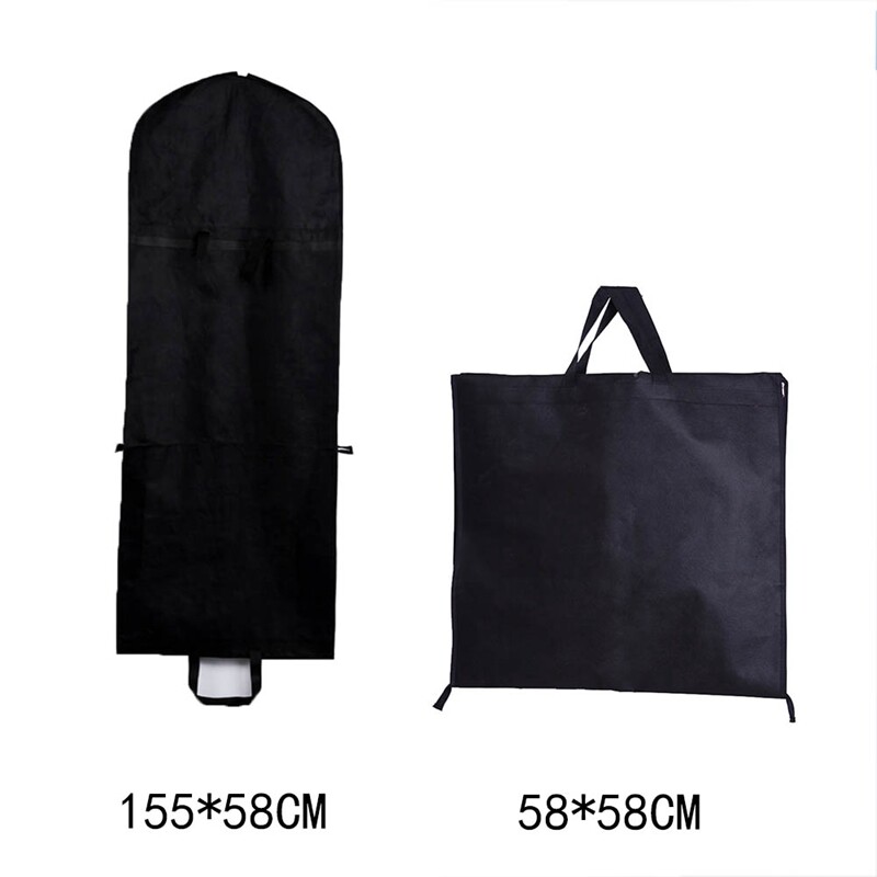 Suur pulmakleidi jaoks Tolmukaitse Tõmblukuga kleit Tolmukindel kate Hoiukott Kokkupandav rõivaste riiete ümbriskaitse