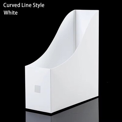 Nou 1 buc. Dosar din plastic pentru fișiere de birou Suport pentru cărți Suport pentru reviste Birou Document hârtie Organizator vertical de depozitare Stand Raft Raft