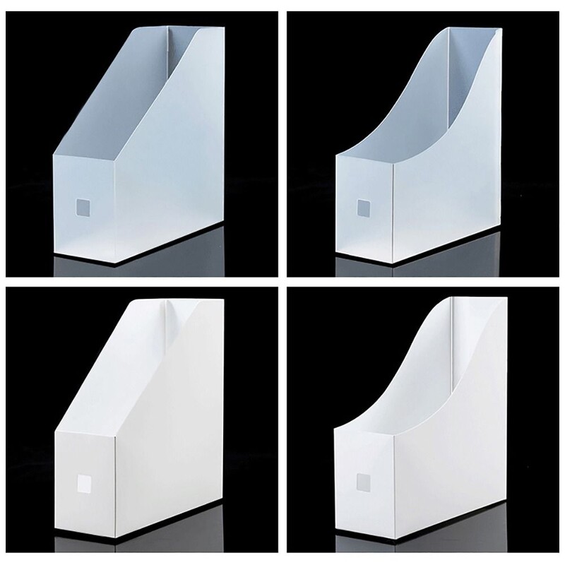 Nou 1 buc. Dosar din plastic pentru fișiere de birou Suport pentru cărți Suport pentru reviste Birou Document hârtie Organizator vertical de depozitare Stand Raft Raft