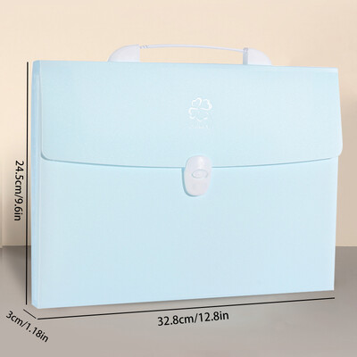 13 džepova veličine A4 Proširivi novčanik Mapa datoteka Papirnati dokumenti Pohranjivanje organa Držač vrećice Ured Školski organizator