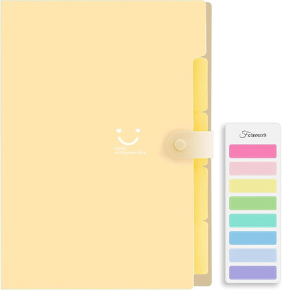 5 džepnih proširivih naljepnica za hvatanje datoteka, slatka mapa, prijenosni organizator datoteka za uredsku pohranu u školi