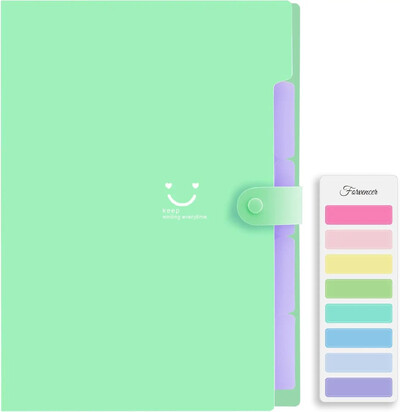 5 džepnih proširivih naljepnica za hvatanje datoteka, slatka mapa, prijenosni organizator datoteka za uredsku pohranu u školi