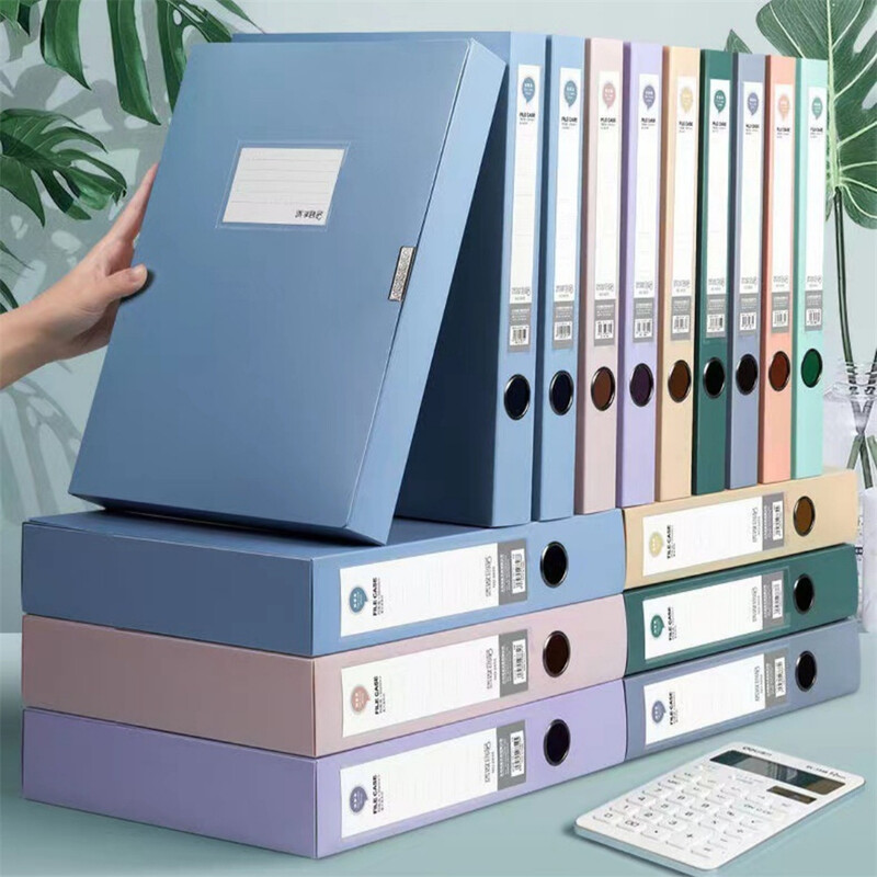 Dosar pentru fișiere A4 de mare capacitate Organizator multifuncțional pentru documente rezistent la apă Suport pentru documente pentru depozitare pentru birou, rezistent la praf