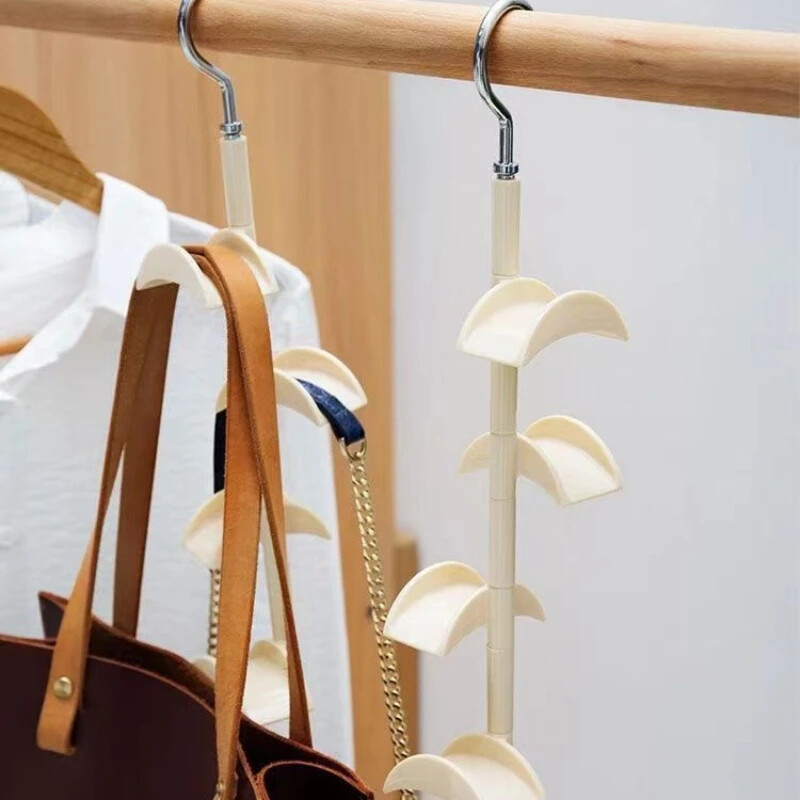 Kuka za vješalicu sa lukom od 360 stupnjeva Izdržljivi stalak za torbe Držač Kućna pohrana Ormar Šešir Svileni šal Šalovi Torbica Torbica Zidna polica