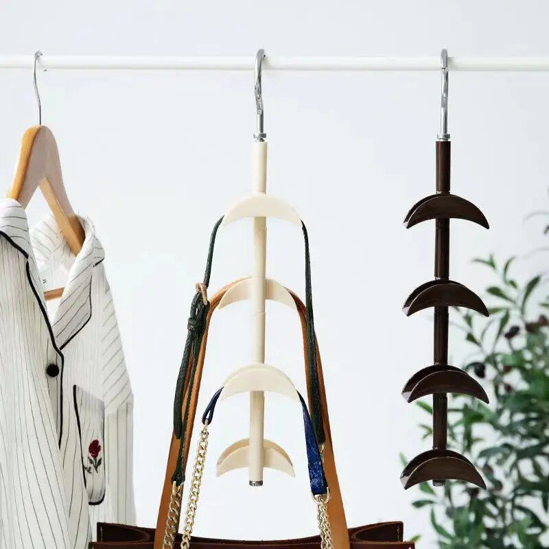 Kuka za vješalicu sa lukom od 360 stupnjeva Izdržljivi stalak za torbe Držač Kućna pohrana Ormar Šešir Svileni šal Šalovi Torbica Torbica Zidna polica