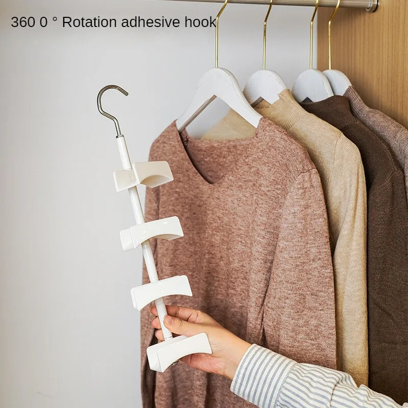 Kuka za vješalicu sa lukom od 360 stupnjeva Izdržljivi stalak za torbe Držač Kućna pohrana Ormar Šešir Svileni šal Šalovi Torbica Torbica Zidna polica