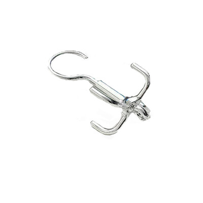 1kom višenamjenska rotirajuća plastična kuka bez probijanja s 4 kandže, vješalica za kapute, organizator remena, vješalica za remen za garderobu