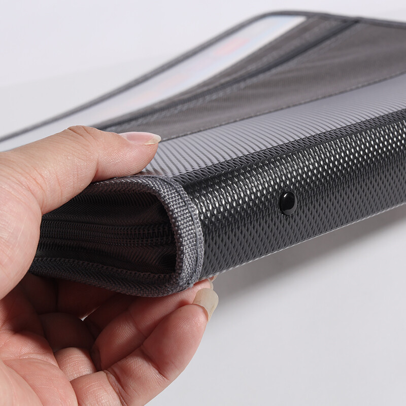 Organizator de fișiere pentru acordeon cu fermoar sigur, dosar de fișiere extensibil cu 13 buzunare cu husă frontală pentru creion, rechizite școlare de birou