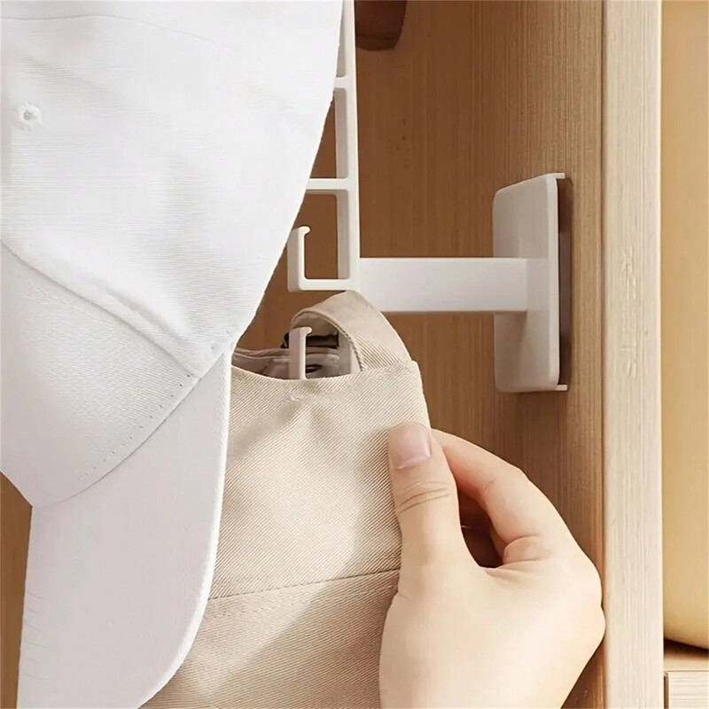 1/2/4 buc. Umeraș pentru pălărie, fără perforare