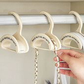 1/5 bucăți umerașe arcuite pentru genți de mână cravate portabile eșarfe pălării suporturi de depozitare dulap dormitor cârlige de depozitare multifuncționale stivuibile