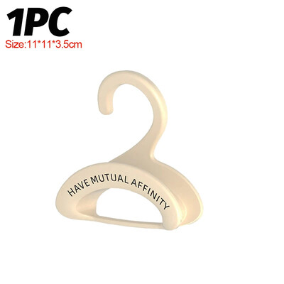 1/5 bucăți umerașe arcuite pentru genți de mână cravate portabile eșarfe pălării suporturi de depozitare dulap dormitor cârlige de depozitare multifuncționale stivuibile